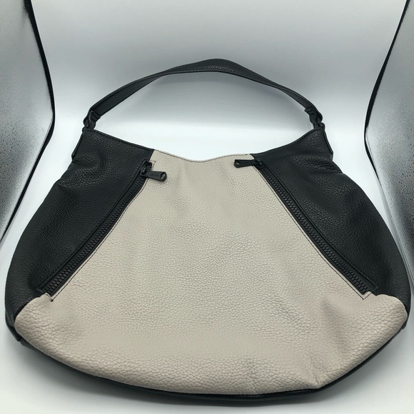CO-LAB black/cream leather handbag - Picture 2 of 8